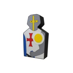 Harcos sziluett keresztes